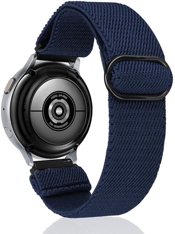 20mm Stretchy Nylon Loop Band Compatible with amsung Galaxy Watch 7 6 5 4 FE 40mm 44mm/Watch 6 Classic/Watch 5 Pro/Watch 4 Classic/Active 2/Watch 3 Band Women