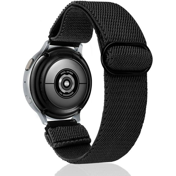 TOYOUTHS 20mm Stretchy Nylon Loop Band Compatible with amsung Galaxy Watch 7 6 5 4 FE 40mm 44mm/Watch 6 Classic/Watch 5 Pro/Watch 4 Classic/Active 2/Watch 3 Band Women