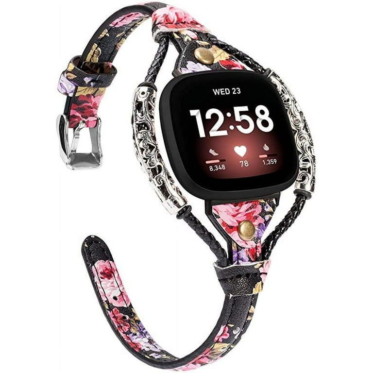 TOYOUTHS Compatible with Fitbit Versa 4 Versa 3 Sense 2 Sense