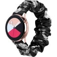 thumbnail image 1 of TOYOUTHS Compatible with Samsung Galaxy Watch 7 6 5 4 FE 40mm 44mm/Watch 6 Classic/Watch 5 Pro/Watch 4 Classic/Active 2/Watch 3 Women,20mm Scrunchie Women Elastic Fabric Replacement Wristband, 1 of 5