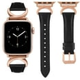 thumbnail image 1 of TOYOUTHS Leather Band Compatible with Apple Watch Bands 41mm 40mm 38mm 44mm 45mm 42mm 49mm Women, Slim Dressy Leather Strap with C-Shape Metal Buckle for iWatch Series 9/8/7/6/5/4/3/2/1/SE/Ultra 2, 1 of 7
