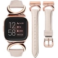 thumbnail image 1 of TOYOUTHS Slim Leather Band Compatible with Versa 2/ Versa/Versa Lite, Slim Leather Strap with C-Shape Metal Buckle, Stylish Replacement for Versa 2 Bands Women, 1 of 6