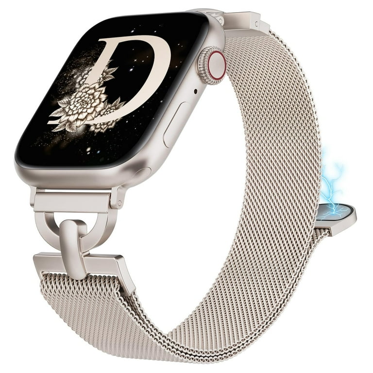 TOYOUTHS Stainless Steel Magnetic Loop Compatible with Apple Watch