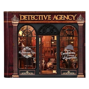 TOYQI DIY Miniature Dollhouse 3D Puzzle Kit ,Pipe & Deduction