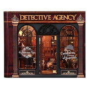 TOYQI DIY Miniature Dollhouse 3D Puzzle Kit ,Pipe & Deduction
