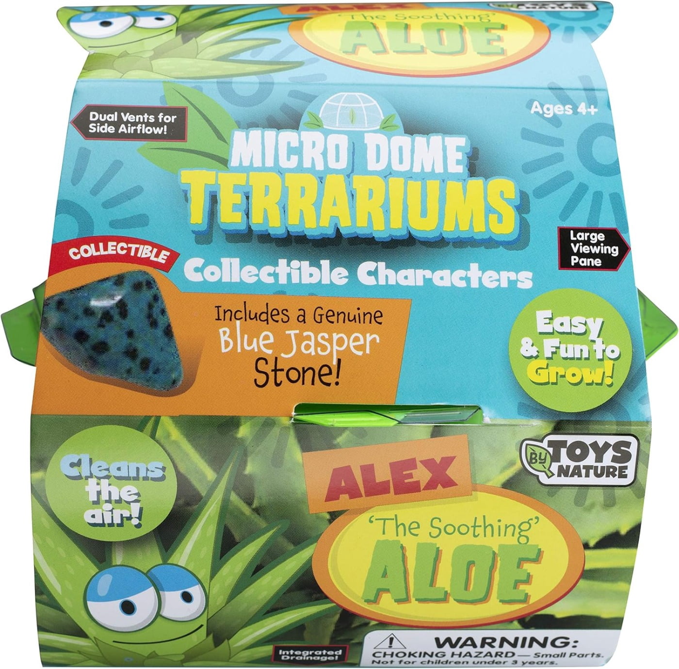 Toys By Nature Character Micro Dome Aloe Plant Terrarium Kit