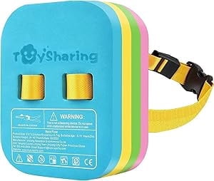 TOYSHARING Back Float Kids Swim Belt: Toddler Bubble Floaties Training Backpack Swimmies Device