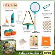 Bug Catching Kit Insect Traps Kit with Magnifier Glass for Kids Ages 3-12 Outdoor Explore Gifts