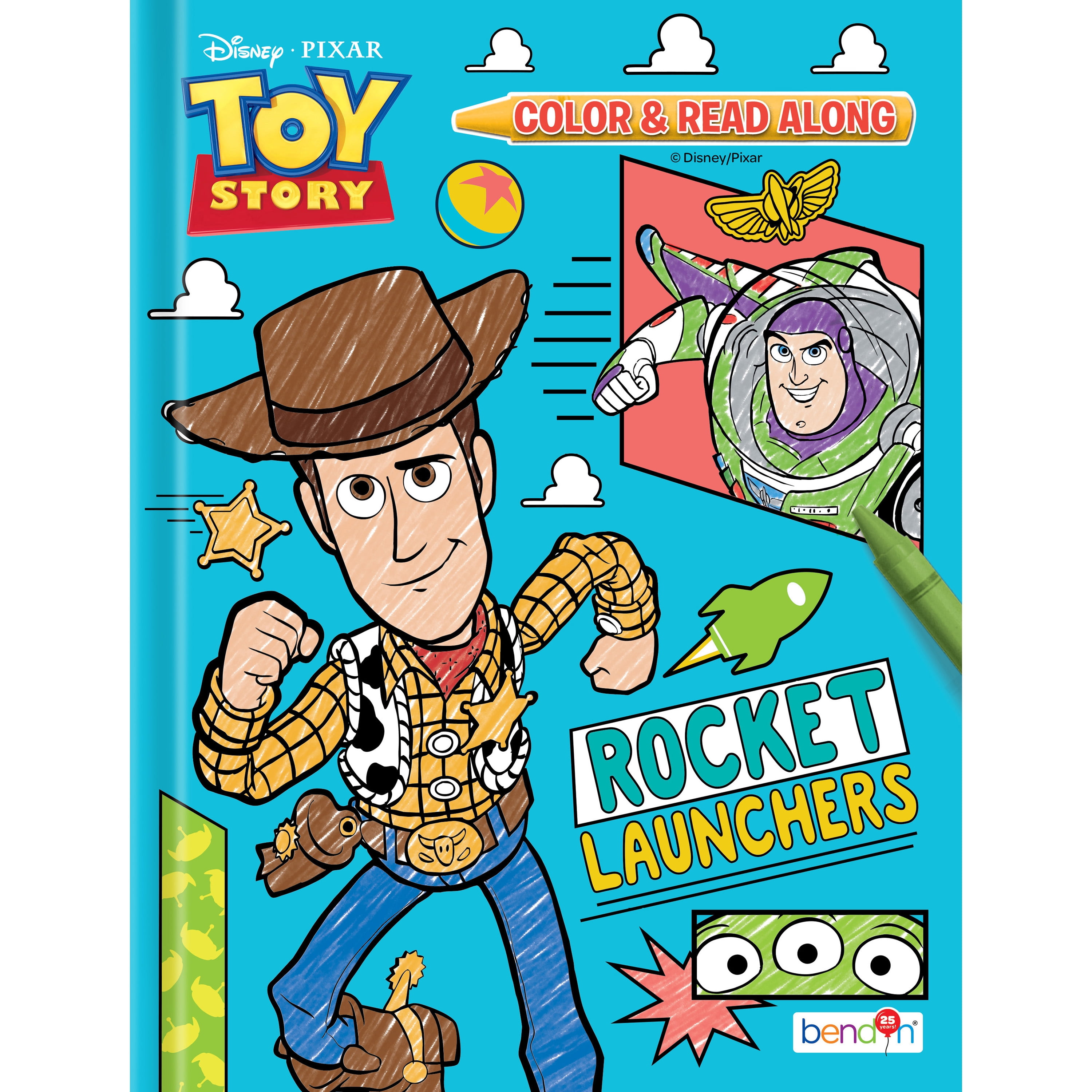 Toy Story Color and Read Along Storybook – 32-Page Kids Story