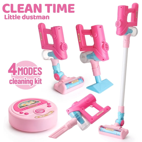 TOYTOY Pretend Play Cleaning Lighting music vacuum cleaner