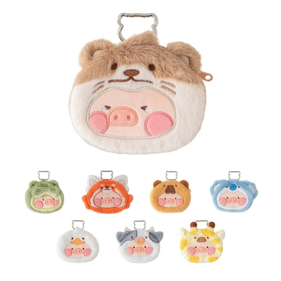TOYZERO+ LuLu the Piggy Blind Box - Plush Pouch Keychain Blind Boxes Coin Purse Cute Bag Pendant Mystery Box Collectible Toys Holiday Birthday Gifts, Single Box