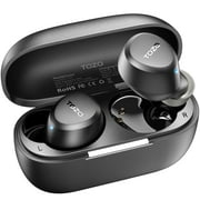 TOZO A1 Bluetooth Wireless Earbuds, Noise Cancelling, Stereo Bass, 32H, Waterproof, Mini, Black
