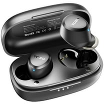 TOZO A1 Mini In-Ear Earbuds, Bluetooth 5.3, Bass Boost, 32 EQ Modes, IPX5 Waterproof, Black
