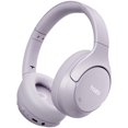 thumbnail image 1 of TOZO HT3 Hybrid Noise Cancel Headphones,90H Wireless Over Ear Bluetooth 6.0 Headset with 5 Mics,Dual Connect,32EQ Modes,Foldable Adjustable Headband,AUX 3.5mm & USB-C,Comfort Earcup for Home,Purple, 1 of 10