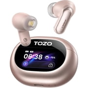 TOZO NC20 Pro AI Translation Earbuds- 100+ Languages, Active Noise Cancelling Earbud, 80H, Hi-Res Audio, 6 Mics AI Clear Calls, Dual Pairing, In-Ear Detection, App-32EQ, Waterproof, Wireless Charging