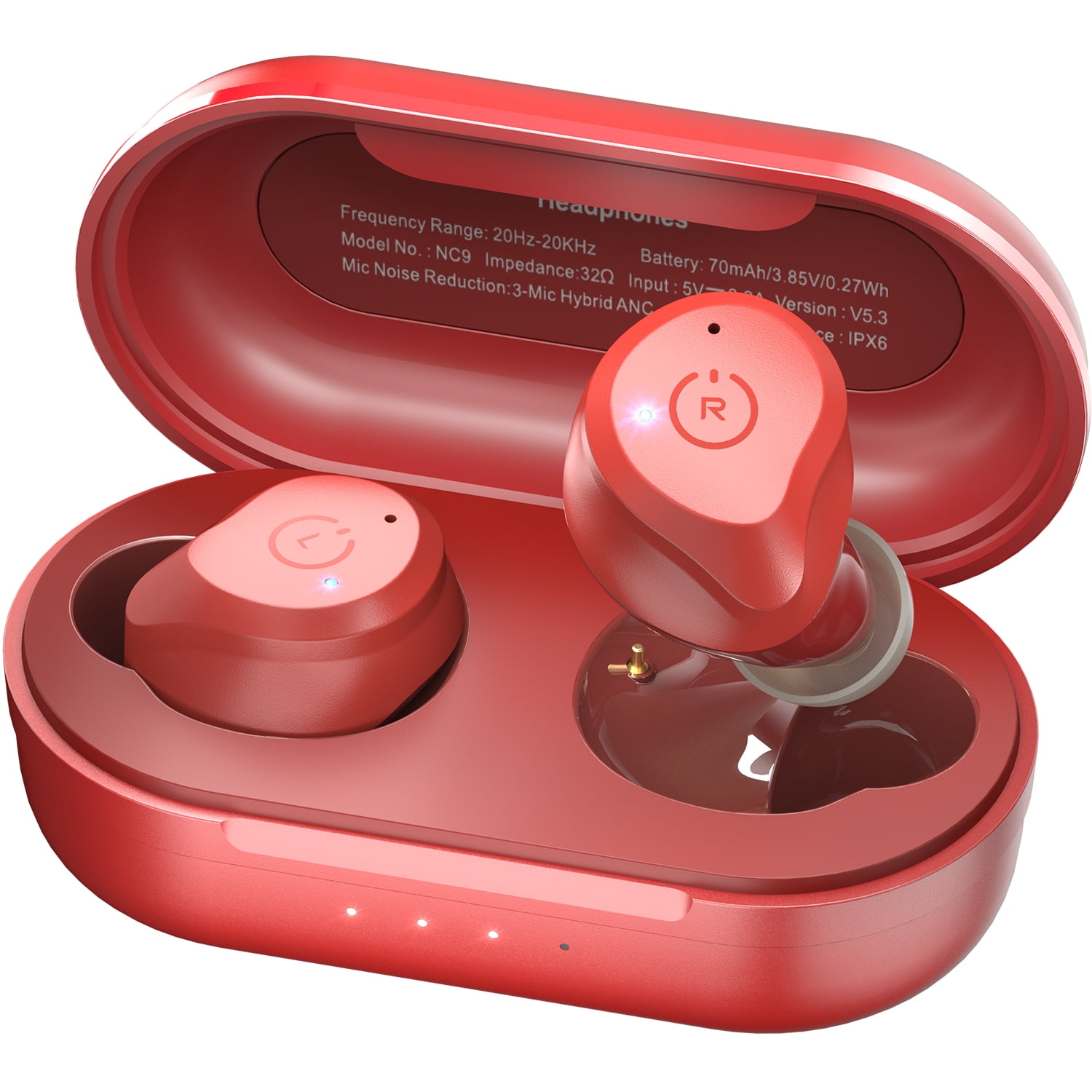 TOZO NC9 Wireless Earbuds Bluetooth 5.3 Hybrid Active Noise