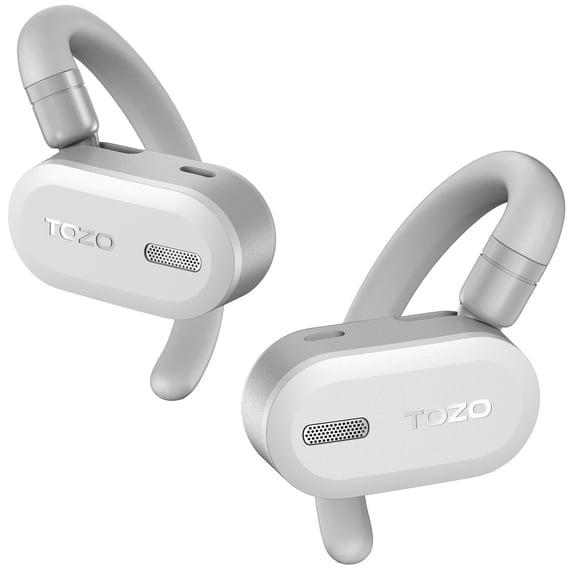 TOZO O2 Open Ear Bone Conduction Headphones, ORIGX Acoustic, DSP Noise Cancelling, 42H, Dual-Axis Multi-Angle Adjust, Crystal-Clear Calls, APP-EQ, Waterproof Sports Headphones for Running Workout Gym