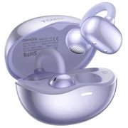 TOZO Open Ear Earbuds, Clip-on Wireless Bluetooth 5.4 Headphones, 40H Play, 2 Mic Noise Cancelling, Bass+ Boost, 32 EQ Modes, IPX5 Waterproof, Comfort Fit for Sports, Running, Workout, Black