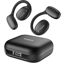 TOZO AI Noise Cancel Headphones, Open Ear Earbuds, Bone Conduction Headphones, 80H, 100  Languages AI Translation, AI Clear Calls, OrigX Acoustics Stereo Bass, Lightweight Comfortable Wear