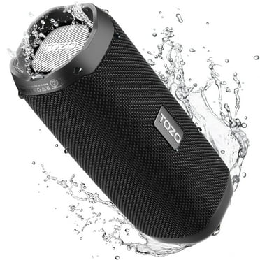 TOZO Portable Wireless Bluetooth Speaker 16W Loud Stereo Sound, IPX8 Waterproof, 25H Play, App Set 32EQs, Bluetooth Calls, Siri Assistants, OTA Update, Lanyard Loop for Home Party Travel Vacations