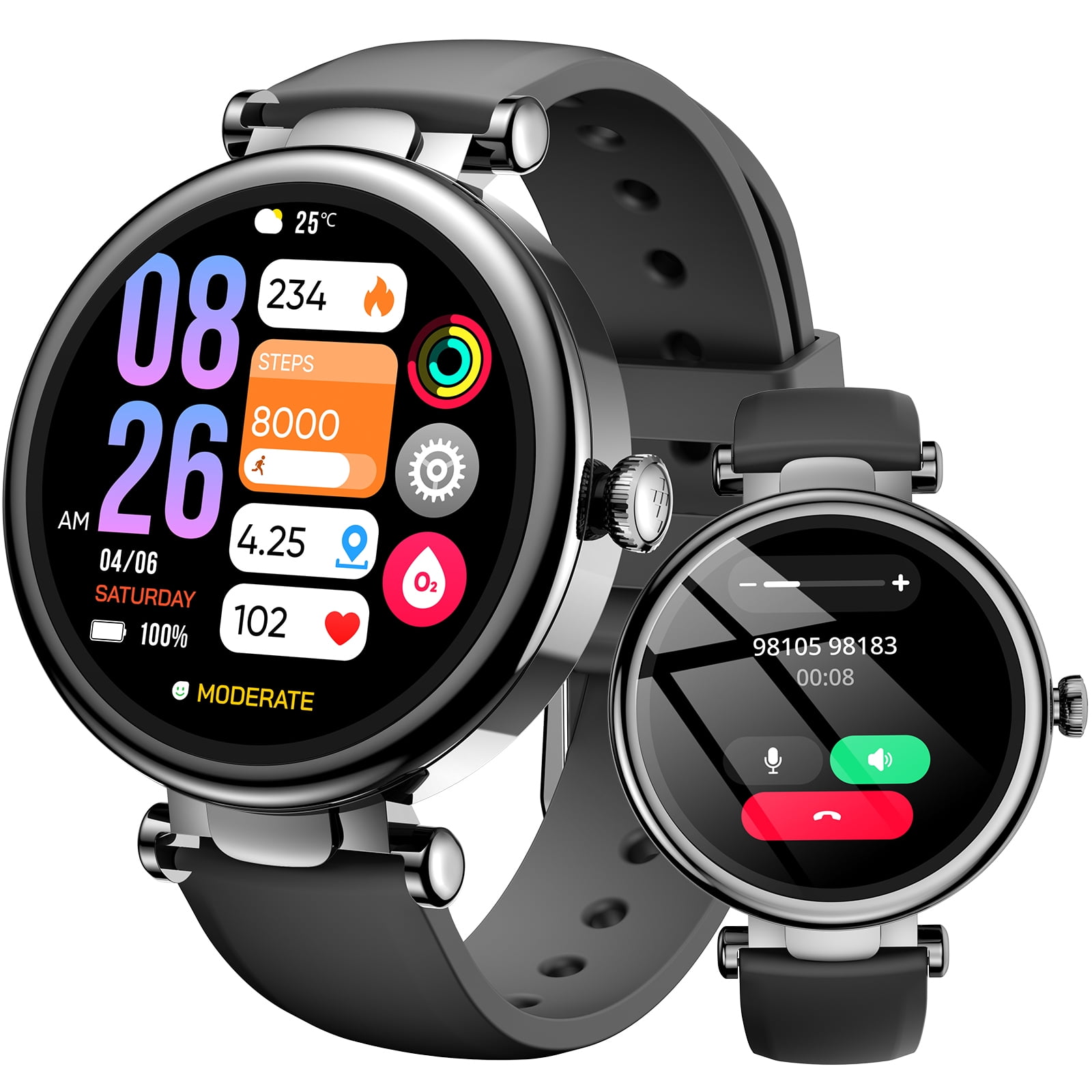 TOZO S3 Smart Watch for Men Women, Waterproof, 1.83
