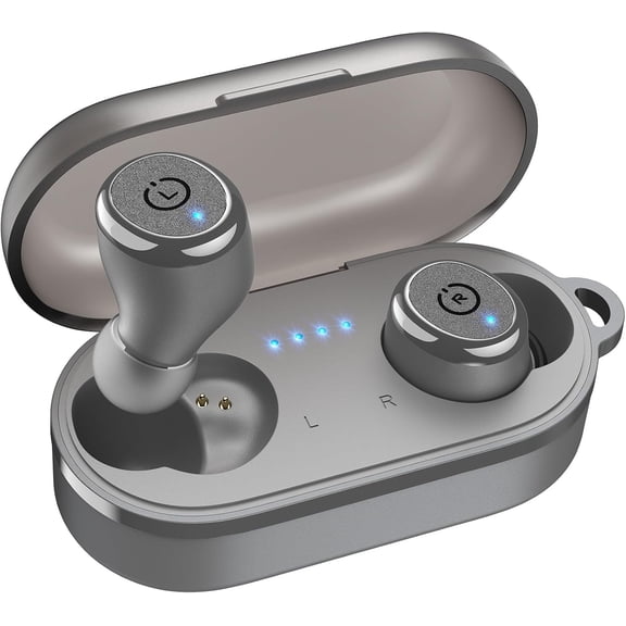 TOZO T10 AI Translation Wireless Earbuds - 100+ Languages, 9H/55H, Stereo Bass, ENC Clear Calls, Wireless Charging, App Customize 32EQ, IPX8 Waterproof, Bluetooth 5.3 in Ear Headphones for Daily Life