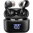 thumbnail image 1 of TOZO T20 ANC Bluetooth Wireless Earbuds, 49H Playtime, HiFi Stereo, IPX8 Waterproof, Wireless Charging, Black, 1 of 8