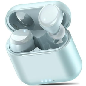 TOZO T6 Bluetooth Headphones Wireless Earbuds, 50H, AI Chat/Translation/Clear Mics, Stereo Bass, Wireless Charging, App-32EQ, IPX8 Waterproof Headphones, Blue
