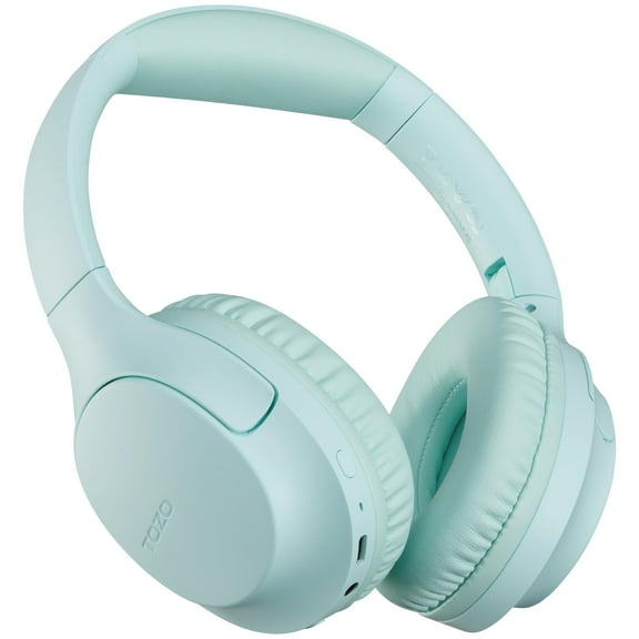 TOZO Upgraded Bluetooth 5.4 Over Ear Headphones, ENC Call Noise Cancelling Mic, Foldable Wireless Headset, 70H Playback, Deep Bass Stereo Sound, Customizable EQ via Button & App, for Travel and Home
