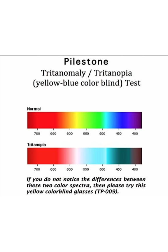 TP-009 Yellow Color Blind Glasses (Tritanomaly/Tritanopia)