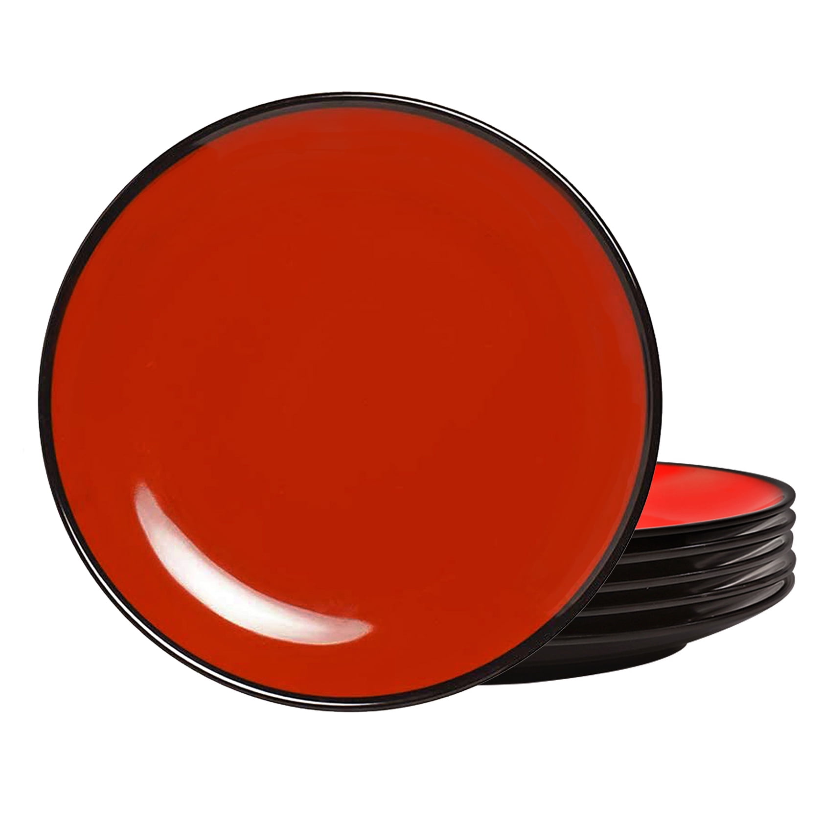 https://i5.walmartimages.com/seo/TP-11-Melamine-Dinner-Plates-6-piece-Plate-Set-Unbreakable-Serving-Dishes-Black-Red_15a8e32c-23c4-4544-a605-616c07475c27.9eb911cd34b823af978cd0ae7adeb565.jpeg