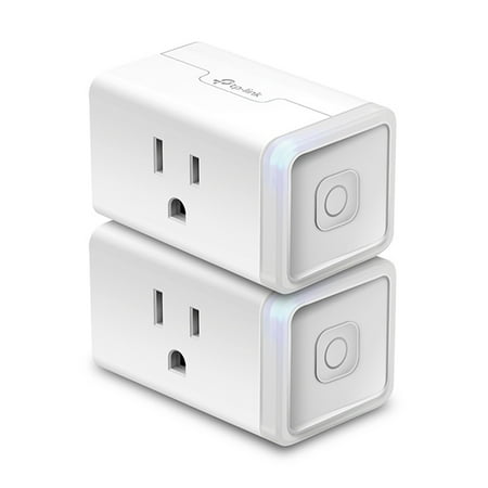 TP-Link - Kasa Smart Wi-Fi Plug Mini (2-Pack) - White