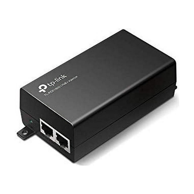 TP-LINK TL-PoE160S, 802.3at/af Gigabit PoE Injector, Non-PoE to PoE  Adapter, Supplies PoE (15.4W) or PoE+ (30W), Plug & Play, Desktop/Wall-Mount, Distance Up to 328 ft.