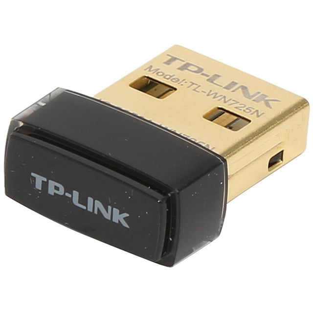 TP-LINK TL-WN725N Nano Wireless N150 Adapter, 150Mbps, IEEE 802.11b/g/n, WEP, WPA / WPA2, Plug & Play in Windows 10 (32 bit & 64 bit)