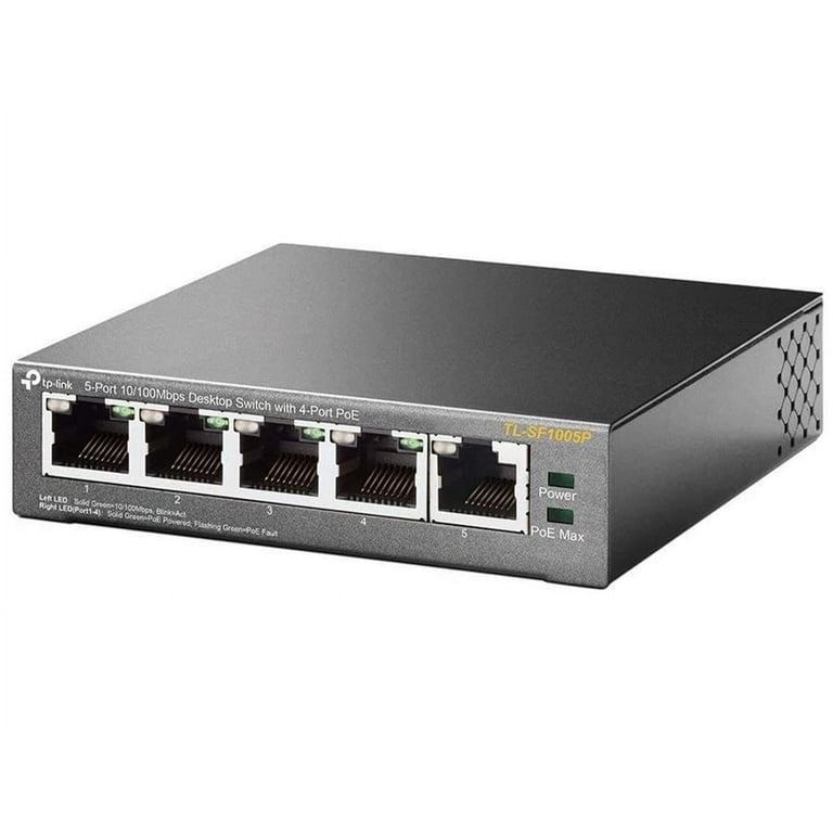 TP-Link 5 Port Gigabit Ethernet Network Switch - Ethernet Splitter, Plug &  Play, Fanless, Sturdy Metal w/ Shielded Ports, Traffic Optimization, Unmanaged