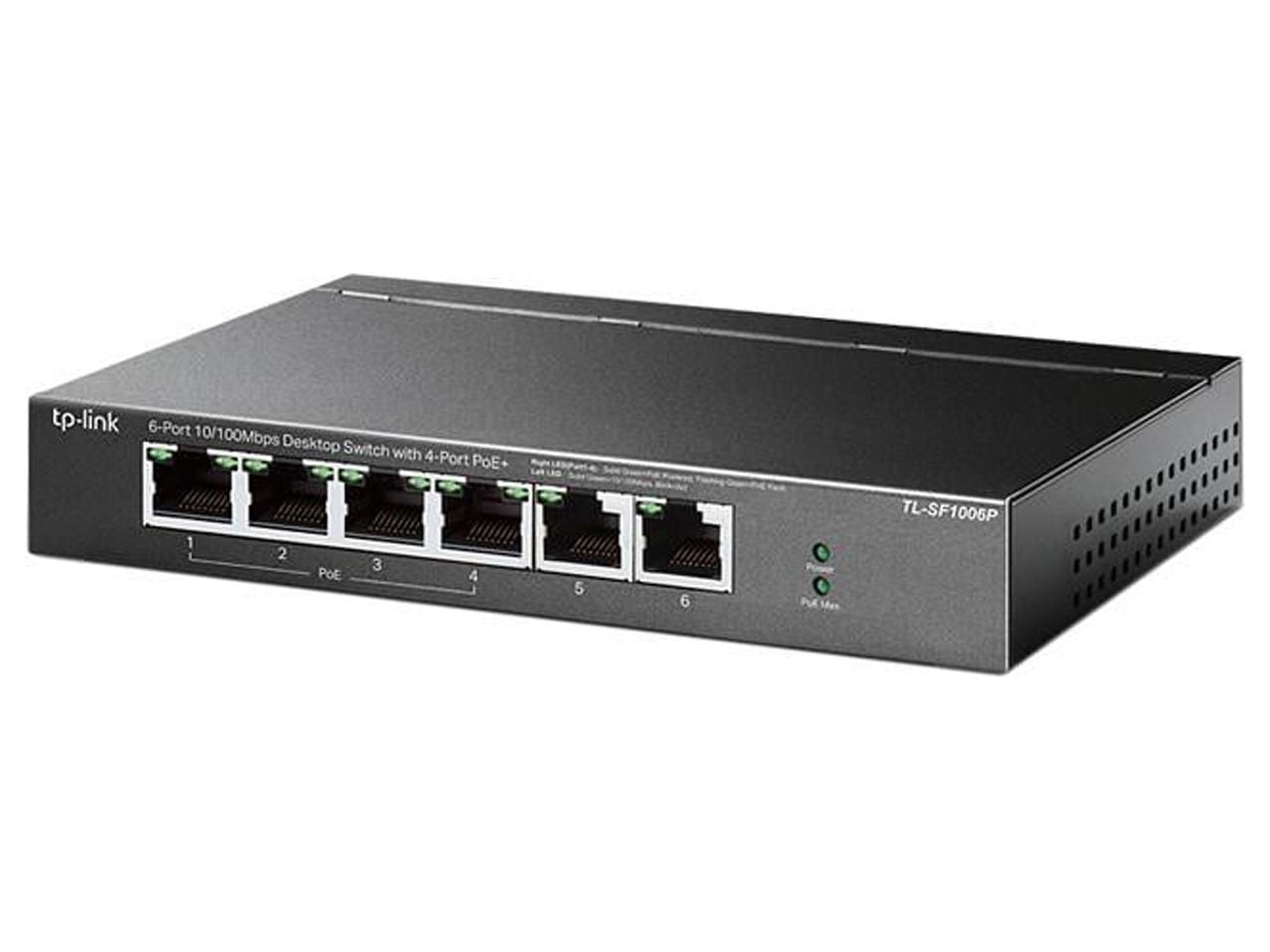 TP-Link TL-SF1006P 6-Port Fast Ethernet 10/100Mbps PoE Switch