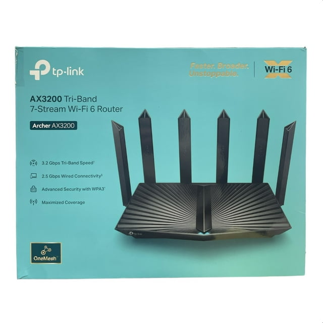 TPLink 7 Stream WiFi 6 Router Dual Band Gigabit Wireless Router