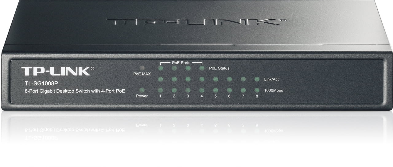 TP-Link 8-Port 10/100/1000Mbps Metal Ethernet Computer Desktop Network Switch