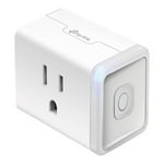 Kasa Smart Plug Mini with Energy Monitoring, Smart Home Wi-Fi Outlet Works with Alexa, Google Home & IFTTT, Wi-Fi Simple Setup, No Hub Required (KP115), White