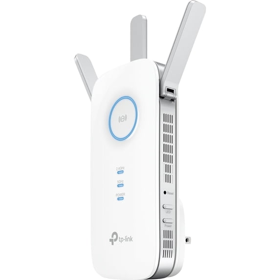 TP-Link RE550 - IEEE 802.11ac 1.86 Gbit/s Wireless Range Extender - Covers Up to 2800 Sq.ft and 35 Devices - 1900Mbps Dual Band Wireless Repeater - Internet Booster - Gigabit Ethernet Port