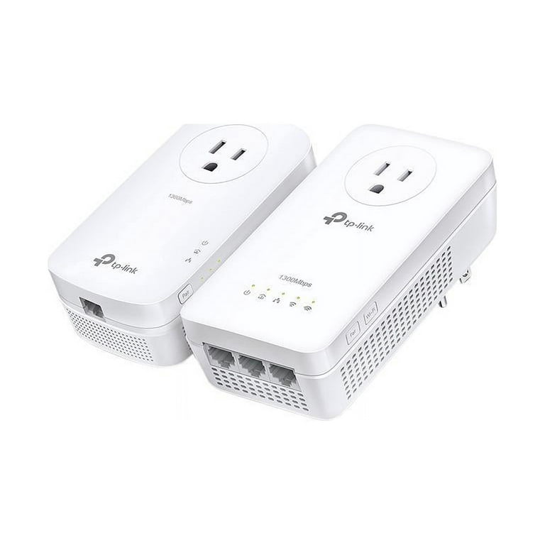 TP-LINK TL-WPA1300P AV1300-AC1200-Gigabit Powerline Kit 1200 Mbit/s  Kabellos und Kabelgebunden Powerline, Dlan & Ethernet-Adapter