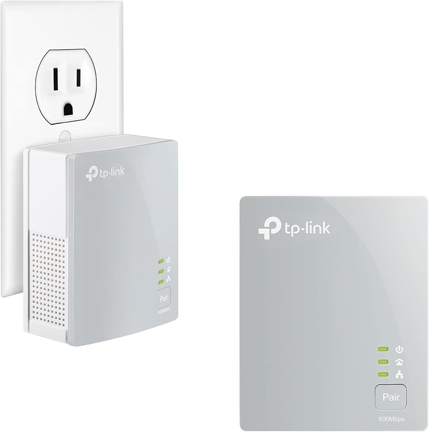 TPLink AV600 Powerline Adapter Plug&Play, Power Saving