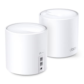 TP-Link AX1500 W-Fi 6 Dual-Band AI-Driven Home Mesh Router System, Replaces Individual Routers and Extenders, Connects over 120 Devices, Indoor coverage up to 3,900 Sq. ft., - Deco W3000 (2-Pack)
