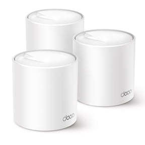 TP-Link AX2700 W-Fi 6 Dual-Band AI-Driven Home Mesh Router System, Replaces Individual Routers and Extenders, Connects over 150 Devices, Indoor Coverage up to 6,300 Sq. ft., - Deco W8100 (3-Pack)