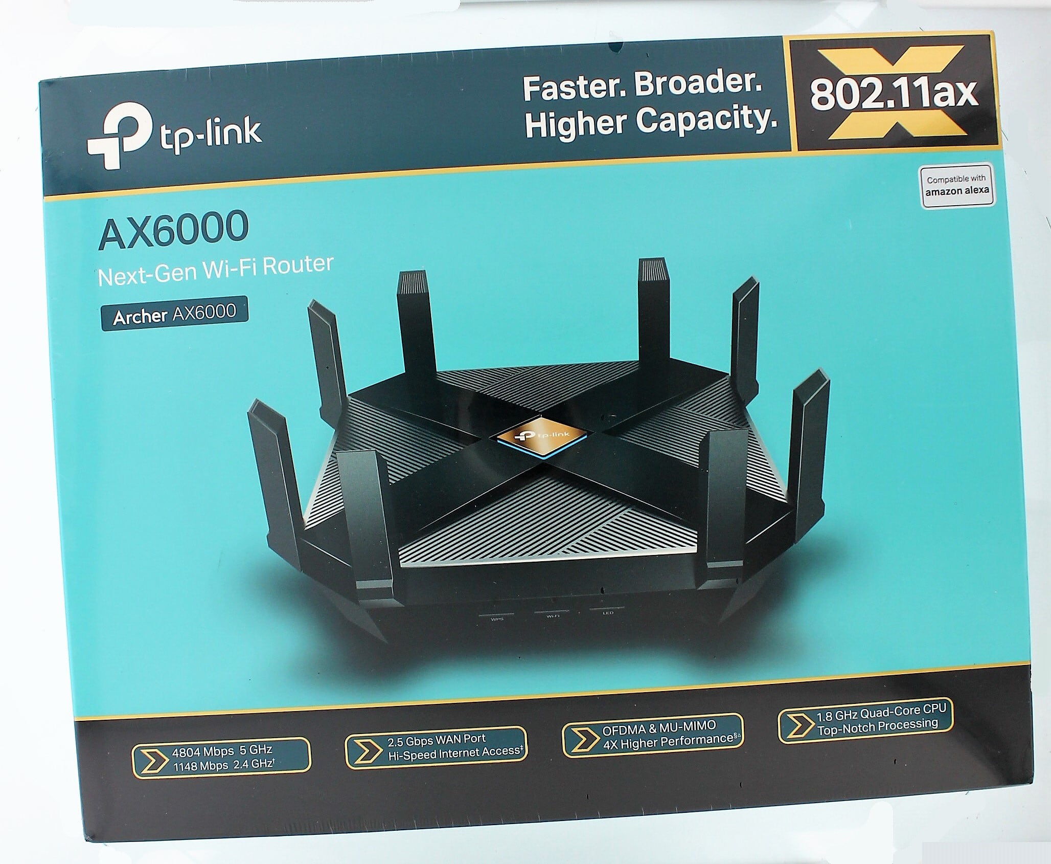 TP-Link Archer AX6000 Wi-Fi 6ルーター　新品 Amazon.com: TP-Link AX6000 WiFi 6 Router(Archer AX6000