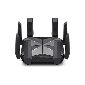 TP-Link Archer AXE300 Quad-Band AXE16000 WiFi 6E Router - Dual 10Gb Ports Wireless Internet Router, Gaming Router, Supports VPN Client, 2.5G WAN/LAN Port, 4 x Gigabit LAN Ports