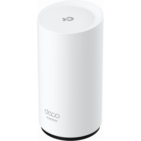 TP-Link Deco 7 Outdoor BE25 BE5000 Dual-Band Wi-Fi 7 Mesh Extender Up to 2,800 sq. ft., Dual 2.5G PoE+ Ports, IP65 Waterproof, MLO, Multiple Mounting Options, Secure by Design, 1-Pack