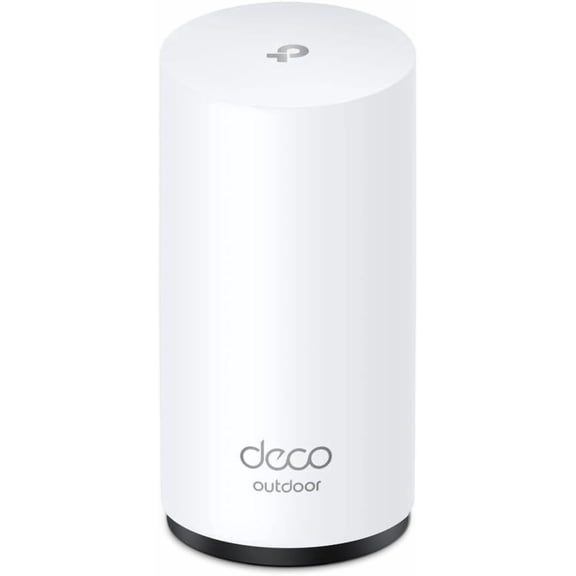 TP-Link Deco 7 Outdoor BE65 BE11000 Tri-Band Wi-Fi 7 Mesh Extender | Up to 3,000 sq.ft, 2 * 2.5G PoE+ Ports, IP65 Waterproof | Multiple Mount Options | 6 GHz, MLO, Homeshield, 320 MHz, AI-Roaming
