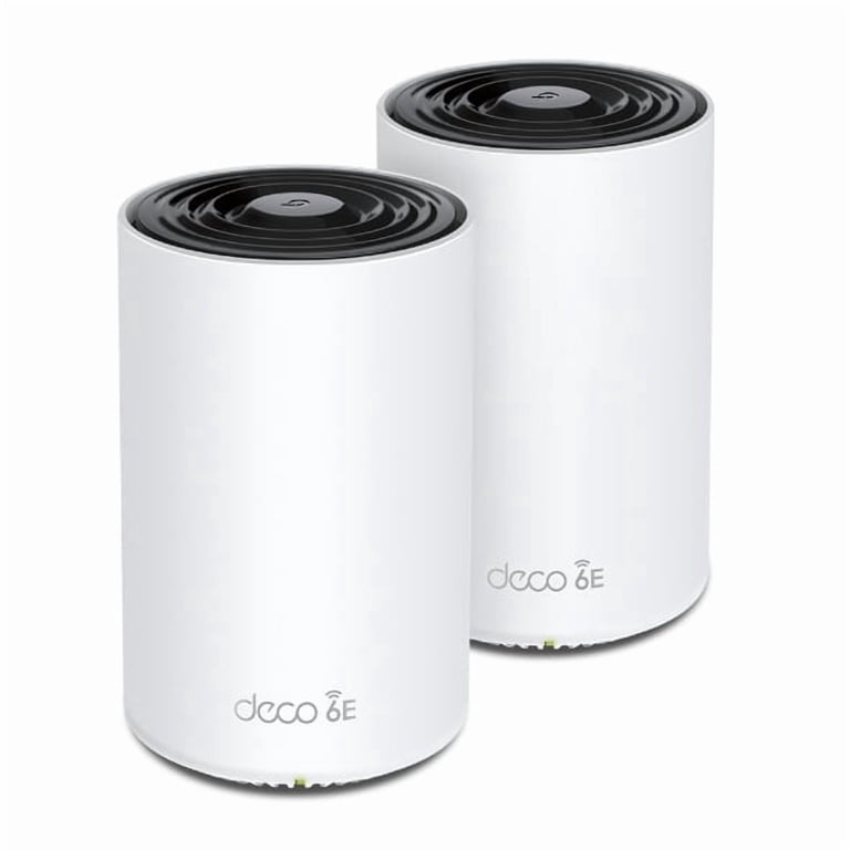 TP-Link Deco XE75 AXE5400 Wi-Fi 6E 2パック TP-Link Deco AXE5400 Tri-Band WiFi 6E Mesh System, AI-Driven