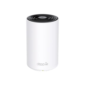 TP-Link Deco XE75 Pro(1-pack) - Deco AXE5400 Tri-Band WiFi 6E Mesh Router, 1-pack - 2.5G WAN/LAN Port - 2 x Gigabit LAN Ports - Covers up to 2900 Sq.Ft - Replaces WiFi Router and Extender - AI-Driv...
